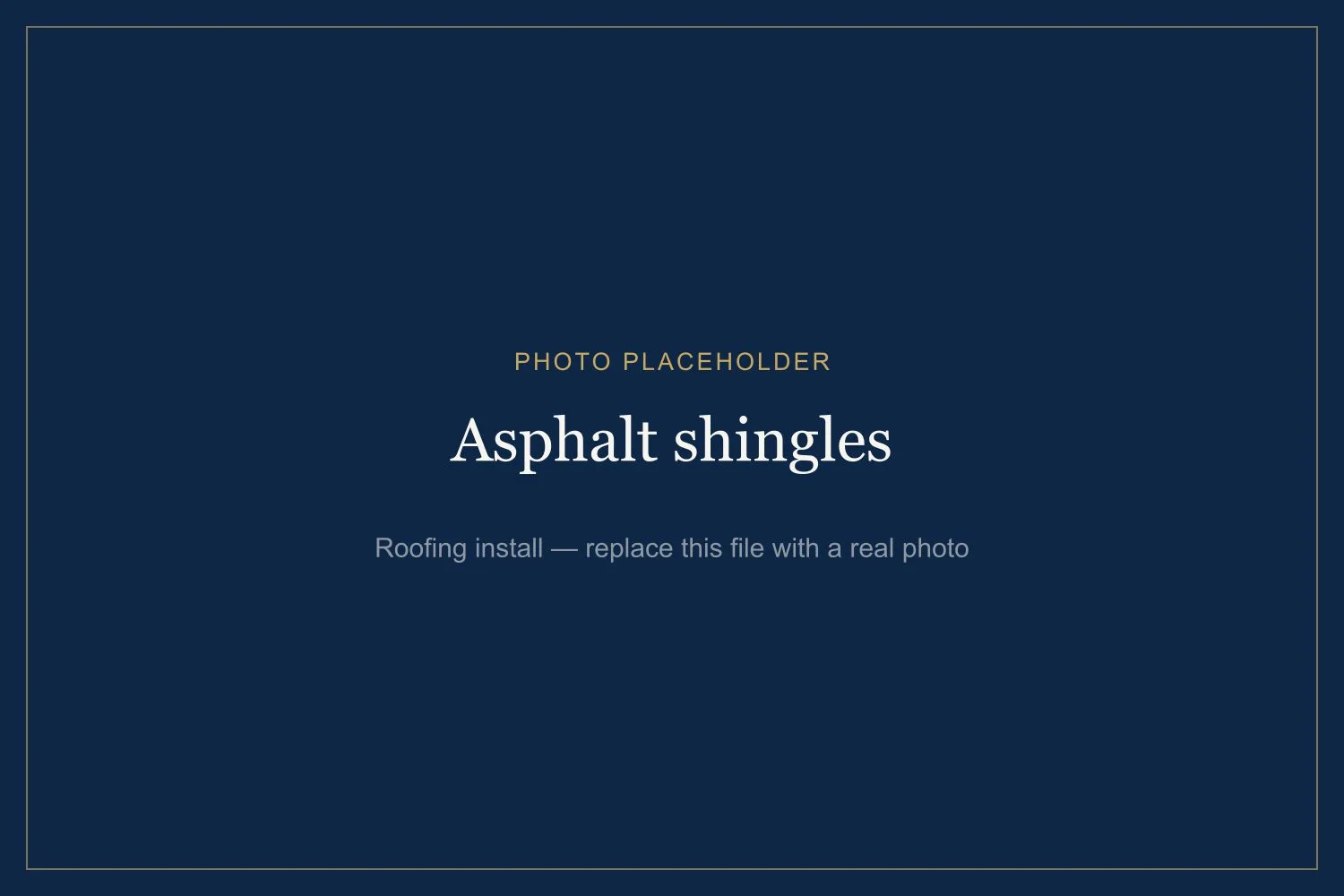 Asphalt shingles by Awesense Exterior — example of our work