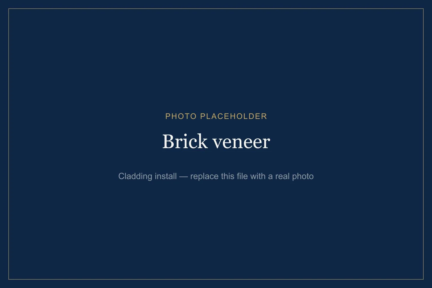 Brick veneer by Awesense Exterior — example of our work