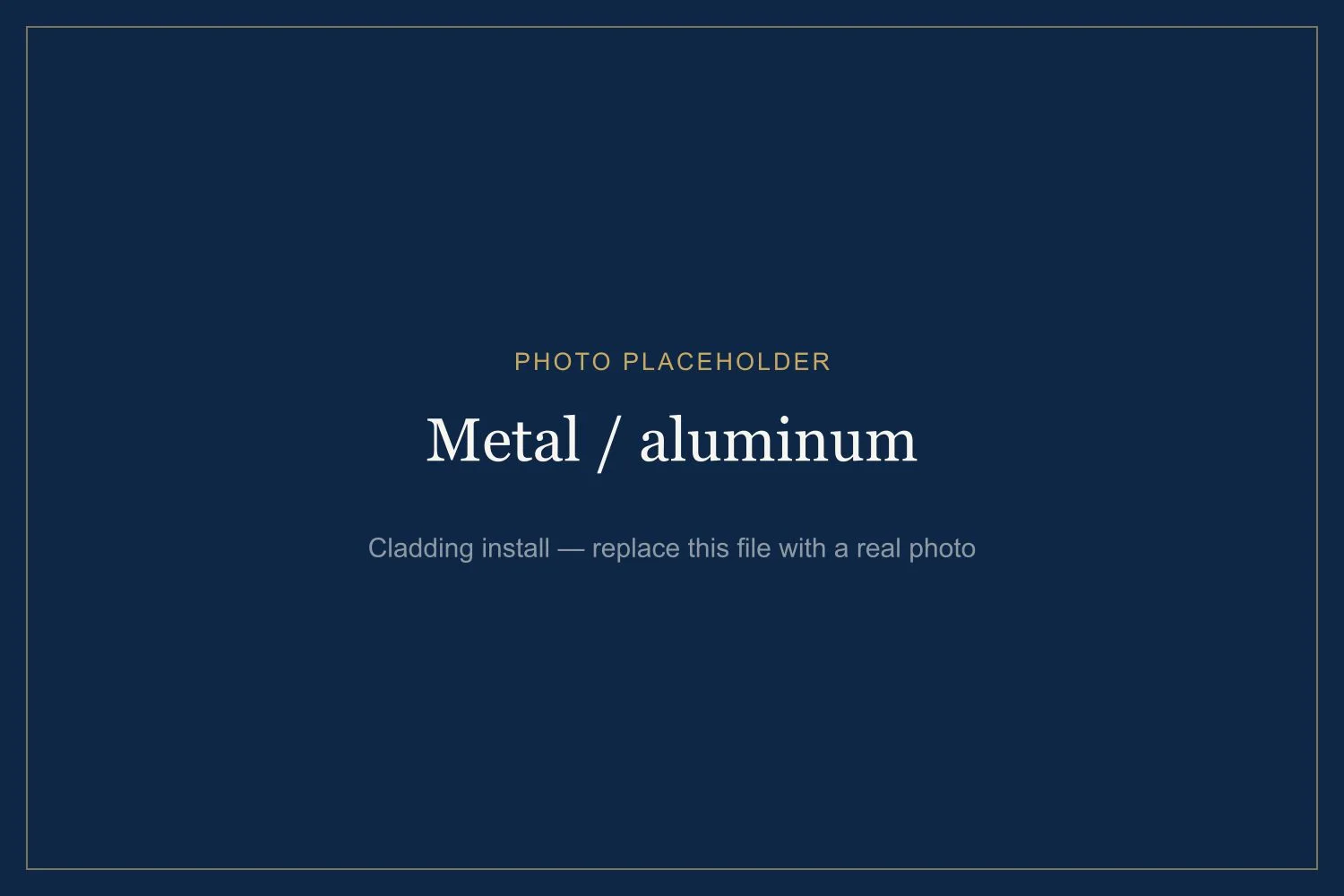 Metal / aluminum by Awesense Exterior — example of our work