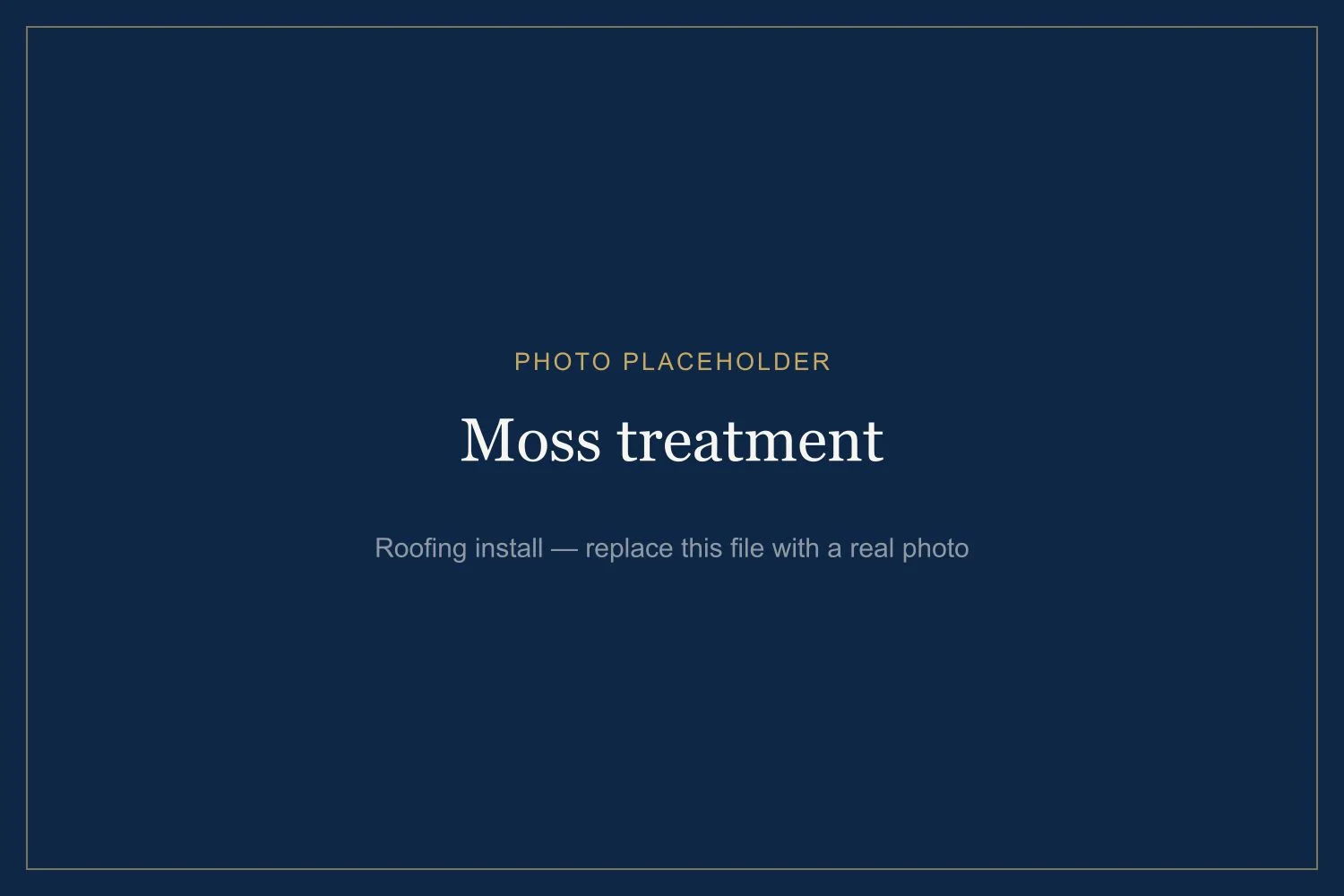Moss treatment by Awesense Exterior — example of our work