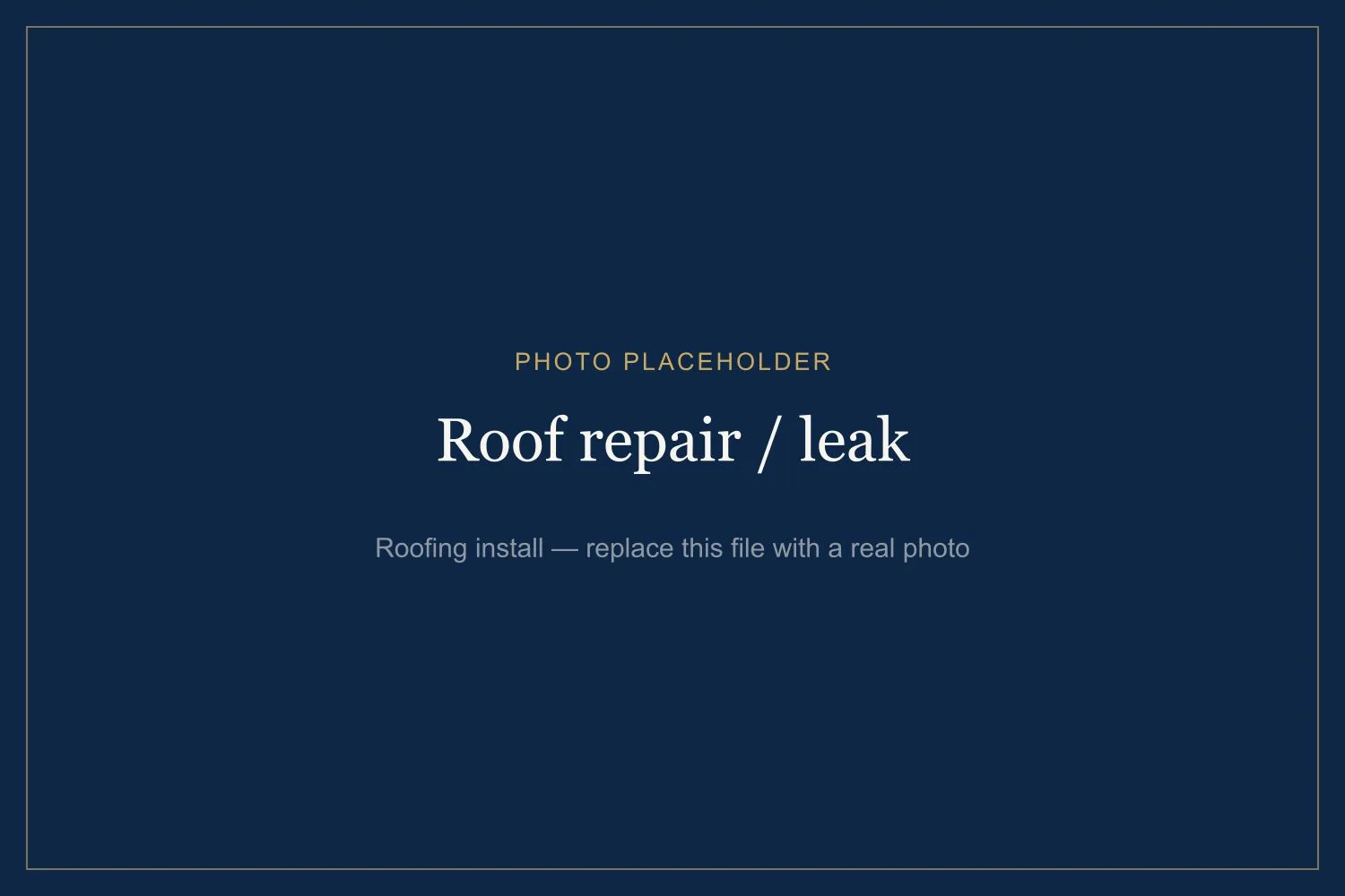 Roof repair / leak by Awesense Exterior — example of our work